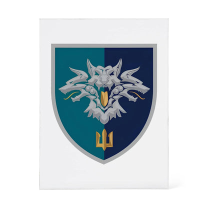 38th Marine Brigade (Ukraine) - 4.5" x 6" Acrylic Block