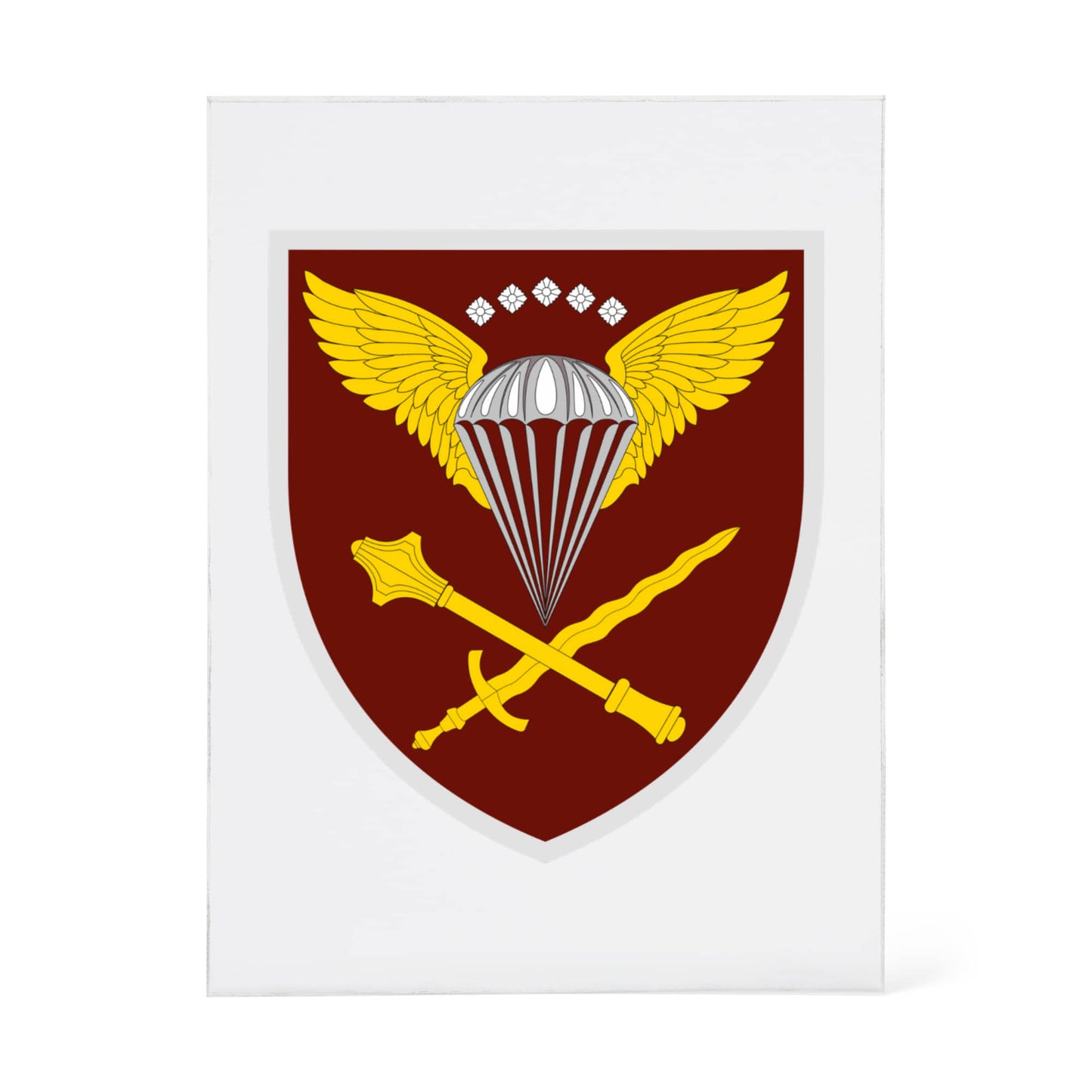 Air Assault Forces Command (Ukraine) - 4.5" x 6" Acrylic Block
