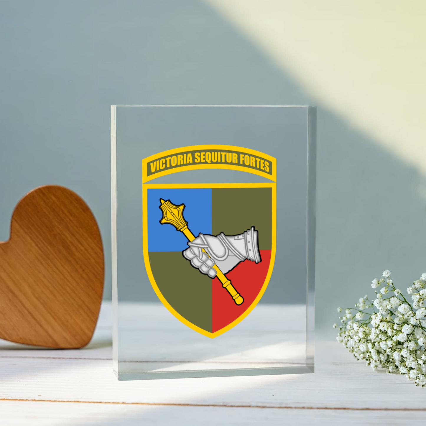 Ground Forces Command (Ukraine) - 4.5" x 6" Acrylic Block