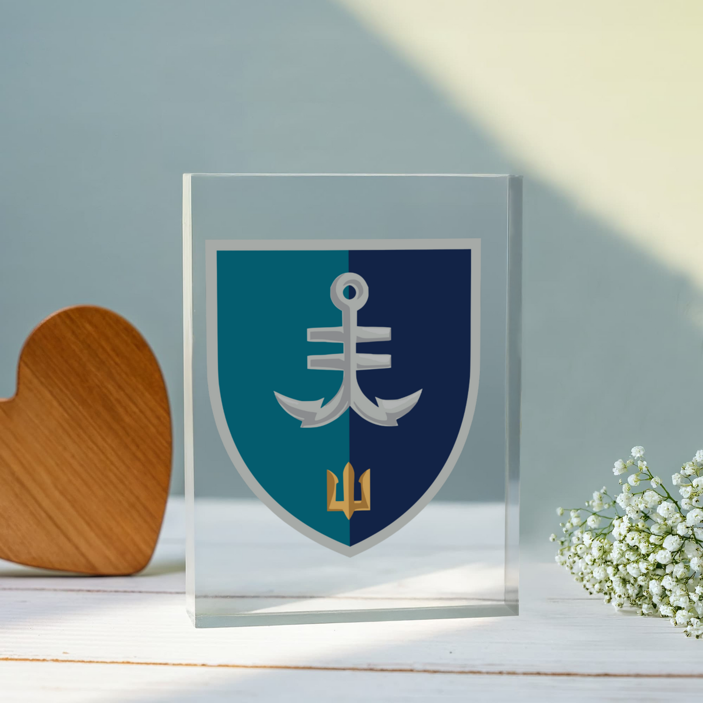 35th Marine Brigade (Ukraine) - 4.5" x 6" Acrylic Block