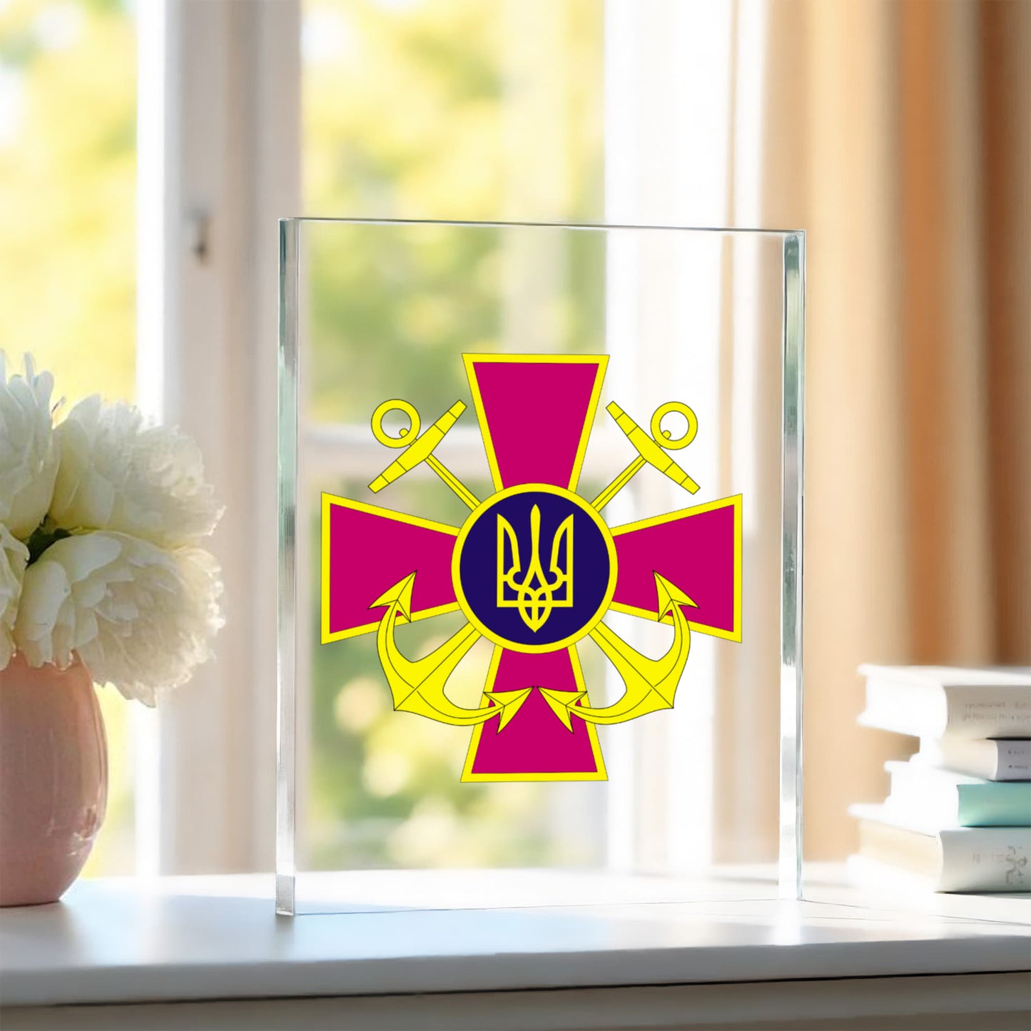 Ukrainian Naval Forces - 4.5" x 6" Acrylic Block