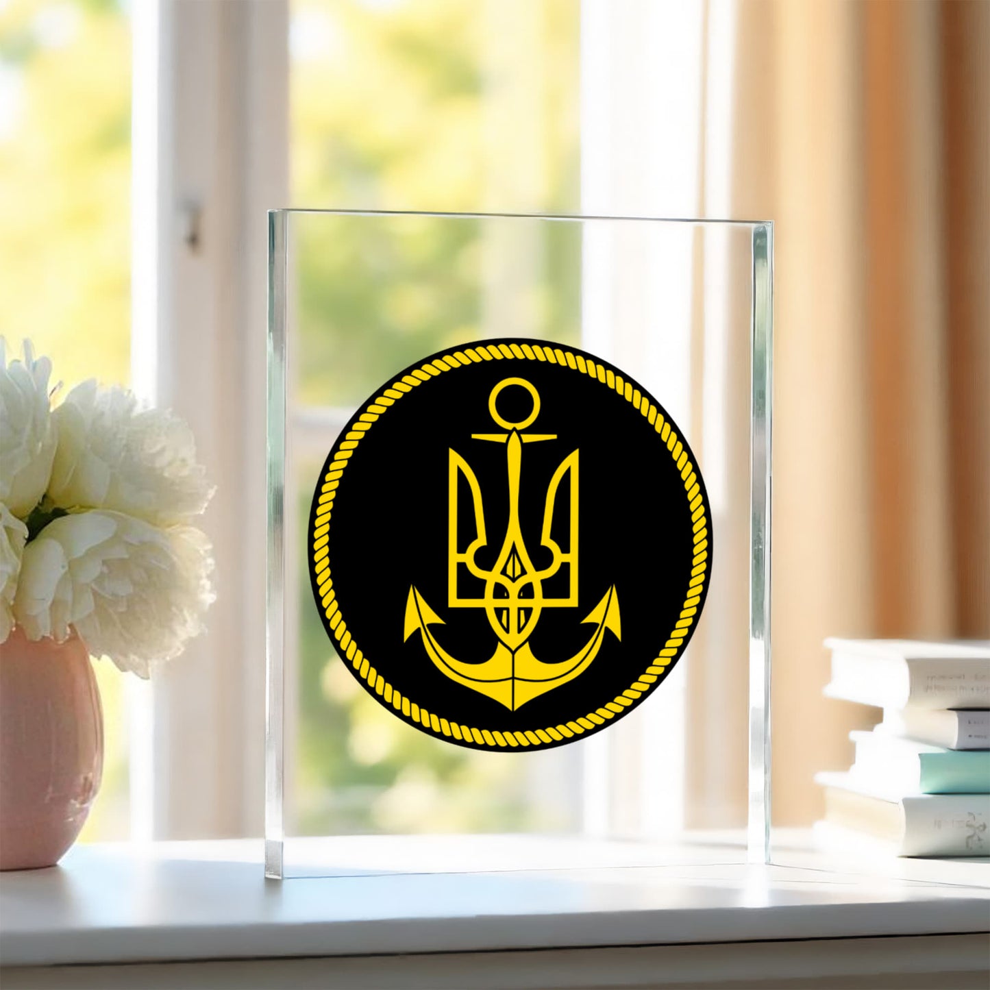 Navy (Ukraine) - 4.5" x 6" Acrylic Block