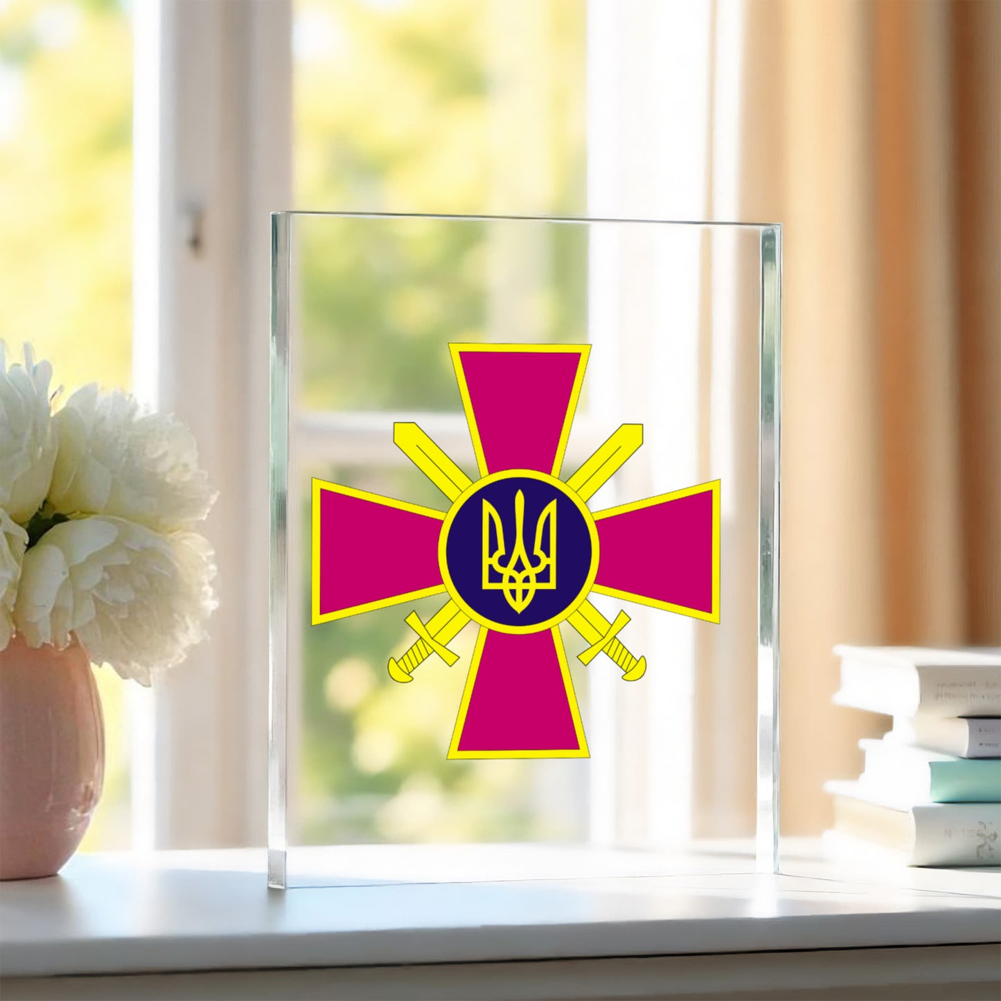 Ukrainian Ground Forces - 4.5" x 6" Acrylic Block