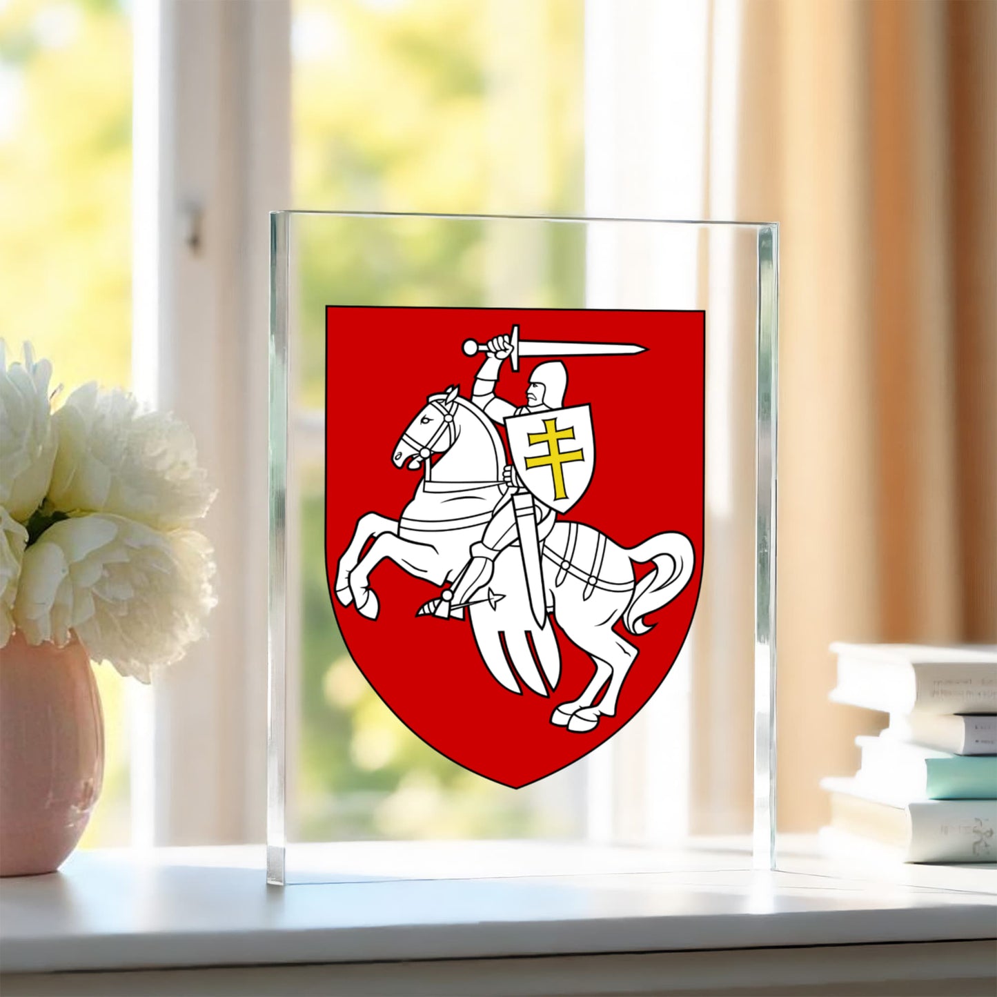 Pahonia (Belarus) - 4.5" x 6" Acrylic Block