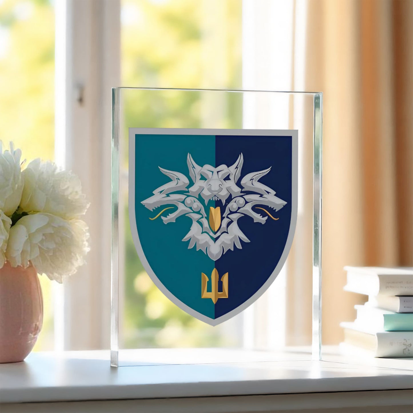 38th Marine Brigade (Ukraine) - 4.5" x 6" Acrylic Block