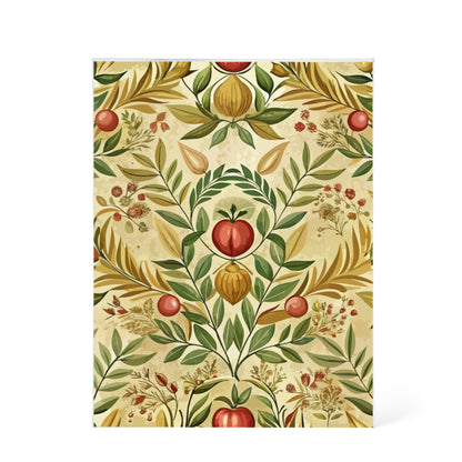 Folk Floral Pattern, Greek Inspired 02 - 5.25" x 7" Acrylic Block