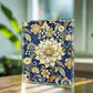 Folk Floral Pattern, Indonesian Inspired 01 - 5.25" x 7" Acrylic Block