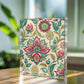 Folk Floral Pattern, Indian Inspired 05 - 5.25" x 7" Acrylic Block