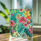 Folk Floral Pattern, South American Inspired 01 - 5.25" x 7" Acrylic Block