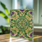 Folk Floral Pattern, Celtic Inspired 01 - 5.25" x 7" Acrylic Block