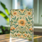 Folk Floral Pattern, Armenian Inspired 02 - 5.25" x 7" Acrylic Block