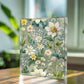 Folk Floral Pattern, Alpine Inspired 02 - 5.25" x 7" Acrylic Block