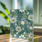Folk Floral Pattern, Alpine Inspired 05 - 5.25" x 7" Acrylic Block