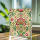 Folk Floral Pattern, Indian Inspired 02 - 5.25" x 7" Acrylic Block