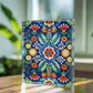 Folk Floral Pattern, Polish Inspired 04 - 5.25" x 7" Acrylic Block