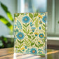 Folk Floral Pattern, Baltic Inspired 02 - 5.25" x 7" Acrylic Block
