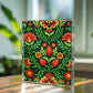 Folk Floral Pattern, Hungarian Inspired 05 - 5.25" x 7" Acrylic Block