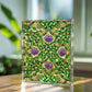 Folk Floral Pattern, Celtic Inspired 06 - 5.25" x 7" Acrylic Block