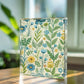 Folk Floral Pattern, Baltic Inspired 01 - 5.25" x 7" Acrylic Block