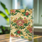 Folk Floral Pattern, Bhutanese Inspired 02 - 5.25" x 7" Acrylic Block