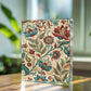 Folk Floral Pattern, Indian Inspired 03 - 5.25" x 7" Acrylic Block