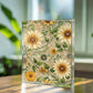 Folk Floral Pattern, Appalachian Inspired 01 - 5.25" x 7" Acrylic Block