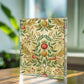 Folk Floral Pattern, Greek Inspired 02 - 5.25" x 7" Acrylic Block