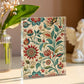 Folk Floral Pattern, Indian Inspired 06 - 5.25" x 7" Acrylic Block