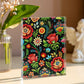 Folk Floral Pattern, Hungarian Inspired 07 - 5.25" x 7" Acrylic Block