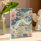 Folk Floral Pattern, Japanese Inspired 06 - 5.25" x 7" Acrylic Block