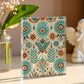 Folk Floral Pattern, Native American Inspired 01 - 5.25" x 7" Acrylic Block