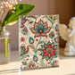 Folk Floral Pattern, Indian Inspired 10 - 5.25" x 7" Acrylic Block
