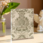Folk Floral Pattern, Nepalese Inspired 01 - 5.25" x 7" Acrylic Block
