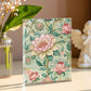 Folk Floral Pattern, Burmese Inspired 02 - 5.25" x 7" Acrylic Block