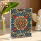 Folk Floral Pattern, Iranian Inspired 01 - 5.25" x 7" Acrylic Block