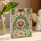 Folk Floral Pattern, Mughal Inspired 01 - 5.25" x 7" Acrylic Block