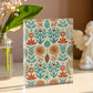 Folk Floral Pattern, Native American Inspired 04 - 5.25" x 7" Acrylic Block