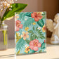 Folk Floral Pattern, Hawaiian Inspired 01 - 5.25" x 7" Acrylic Block