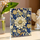 Folk Floral Pattern, Indonesian Inspired 01 - 5.25" x 7" Acrylic Block