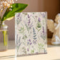 Folk Floral Pattern, French Inspired 02 - 5.25" x 7" Acrylic Block