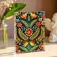 Folk Floral Pattern, Polish Inspired 01 - 5.25" x 7" Acrylic Block