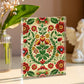 Folk Floral Pattern, Romanian Inspired 06 - 5.25" x 7" Acrylic Block