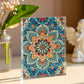 Folk Floral Pattern, Moroccan Inspired 05 - 5.25" x 7" Acrylic Block