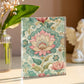 Folk Floral Pattern, Nepalese Inspired 02 - 5.25" x 7" Acrylic Block