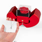 Alluring Beauty Necklace With Red Heart Rose Gift Box