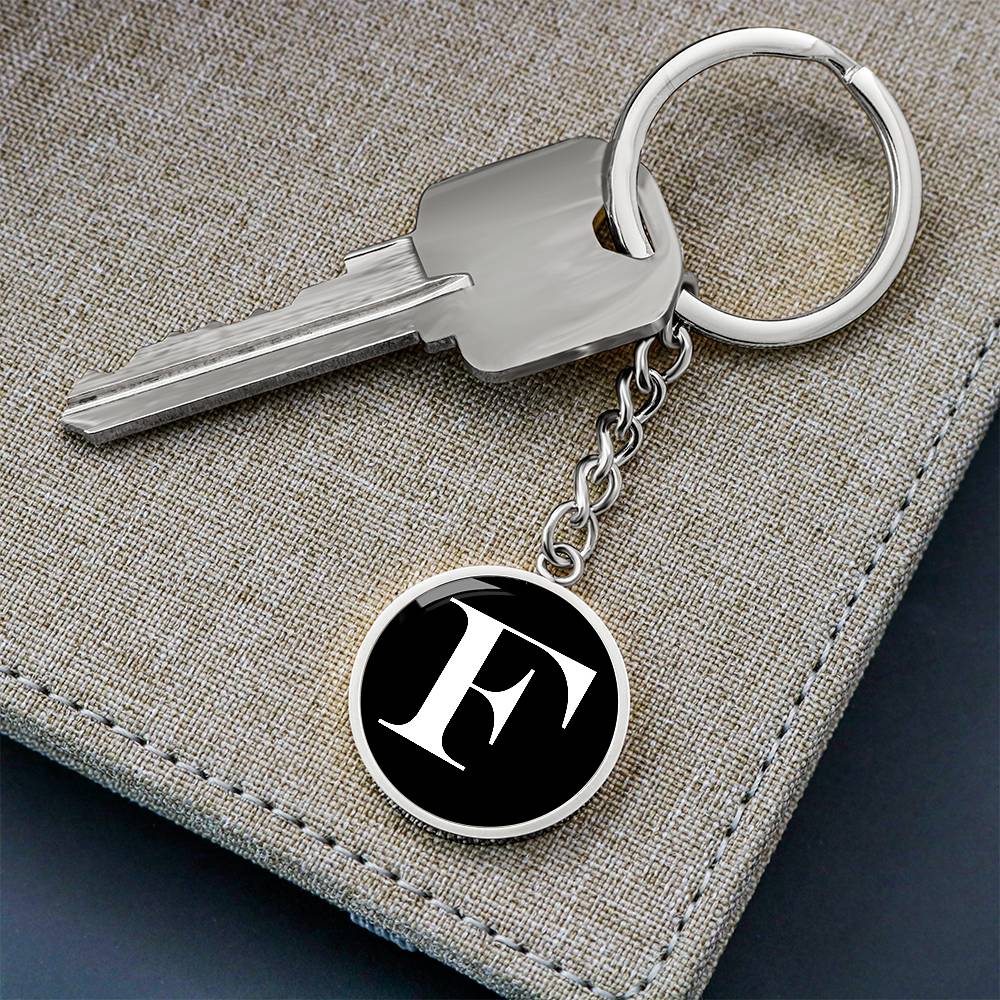 Initial F v3a - Luxury Keychain