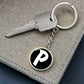 Initial P v3b - Luxury Keychain