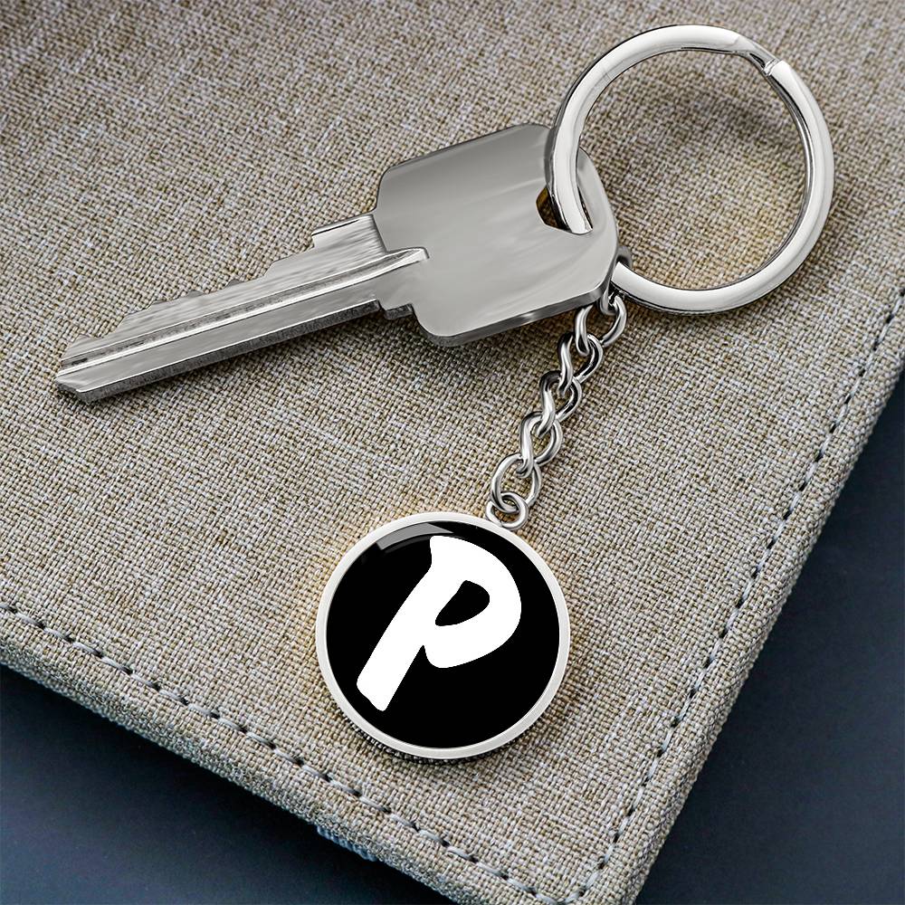 Initial P v3b - Luxury Keychain