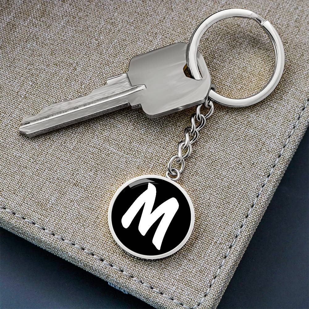 Initial M v3b - Luxury Keychain