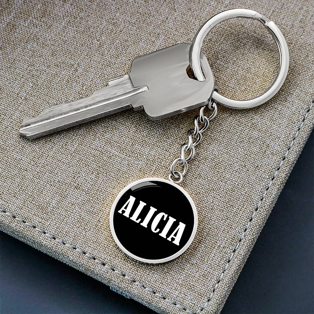 Alicia v01w - Luxury Keychain